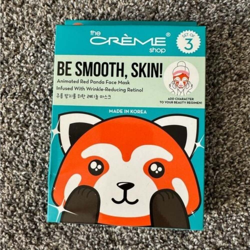 The Crème Shop Be Smooth, Skin Red Panda Face Mask Set - Picture 3 of 4